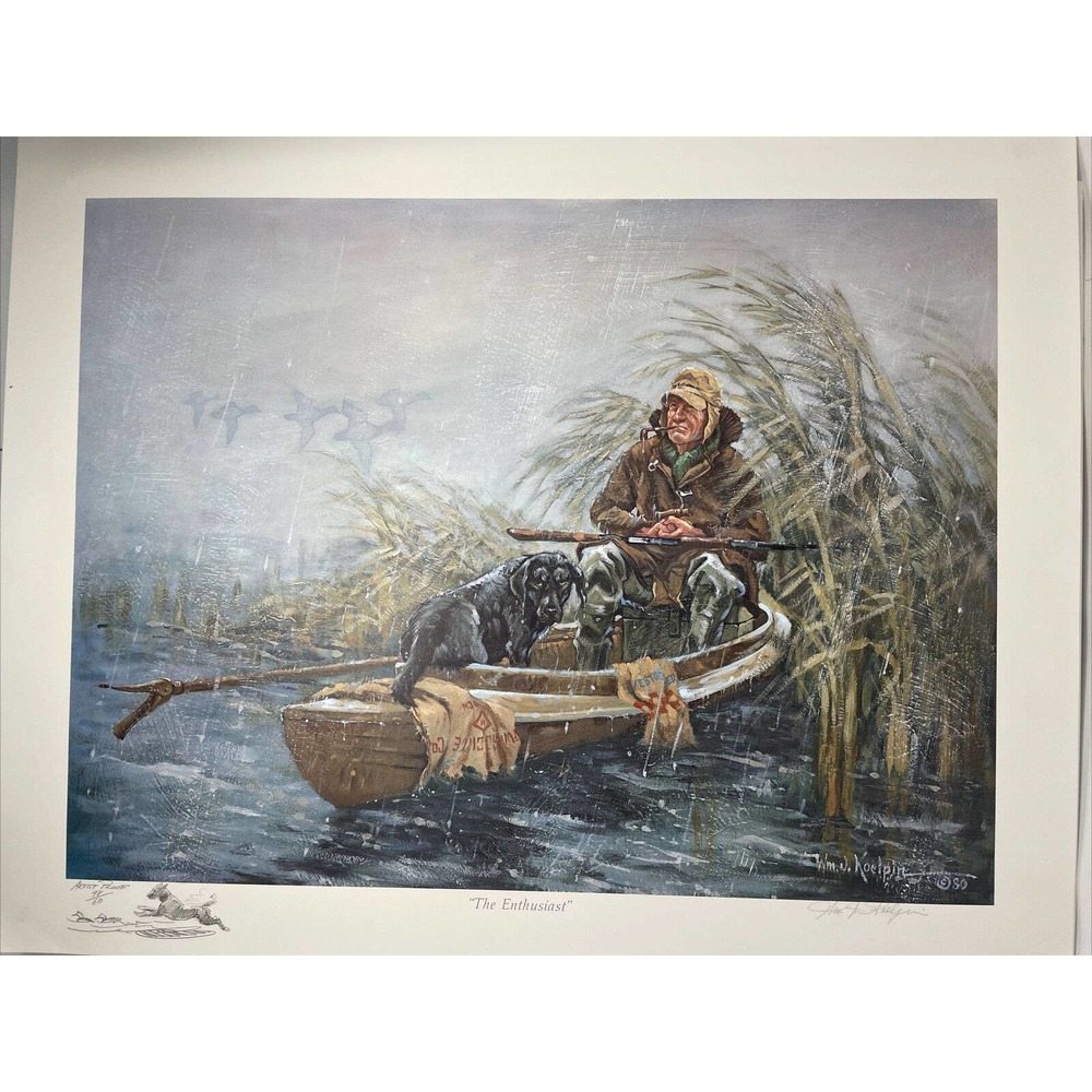Bill Koelpin - The Enthusiast - ARTIST PROOF signed numbered 48/60 one of a kind